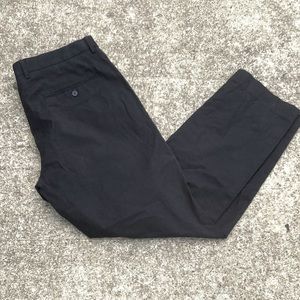EXPRESS Black Flat Front Stretch Pants Size 34x30